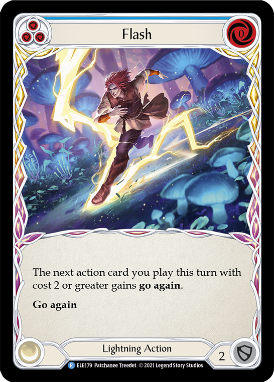 Flash (Blue) [ELE179] (Tales of Aria)  1st Edition Normal | Card Citadel