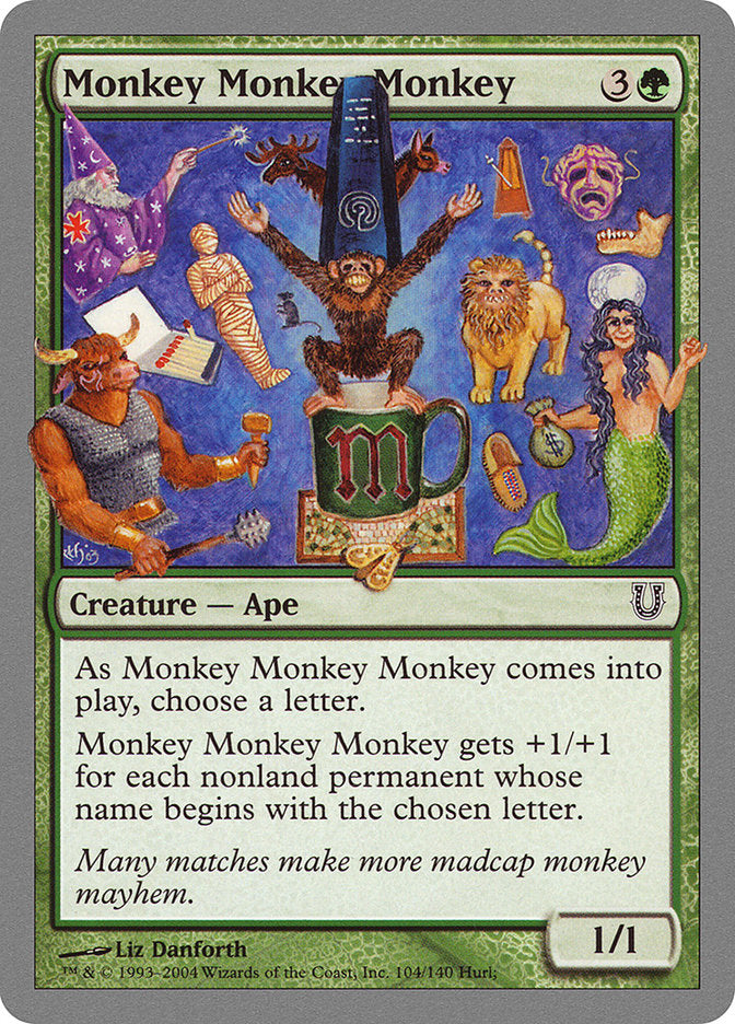 Monkey Monkey Monkey [Unhinged] | Card Citadel