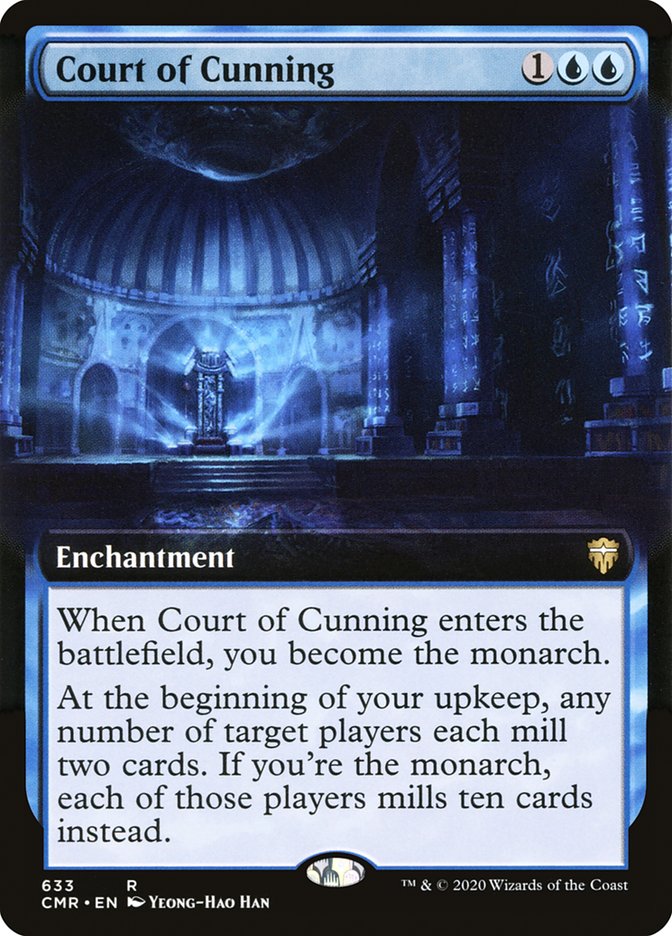 Court of Cunning (Extended Art) [Commander Legends] | Card Citadel