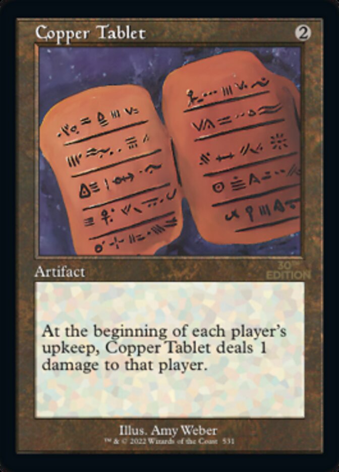 Copper Tablet (Retro) [30th Anniversary Edition] | Card Citadel