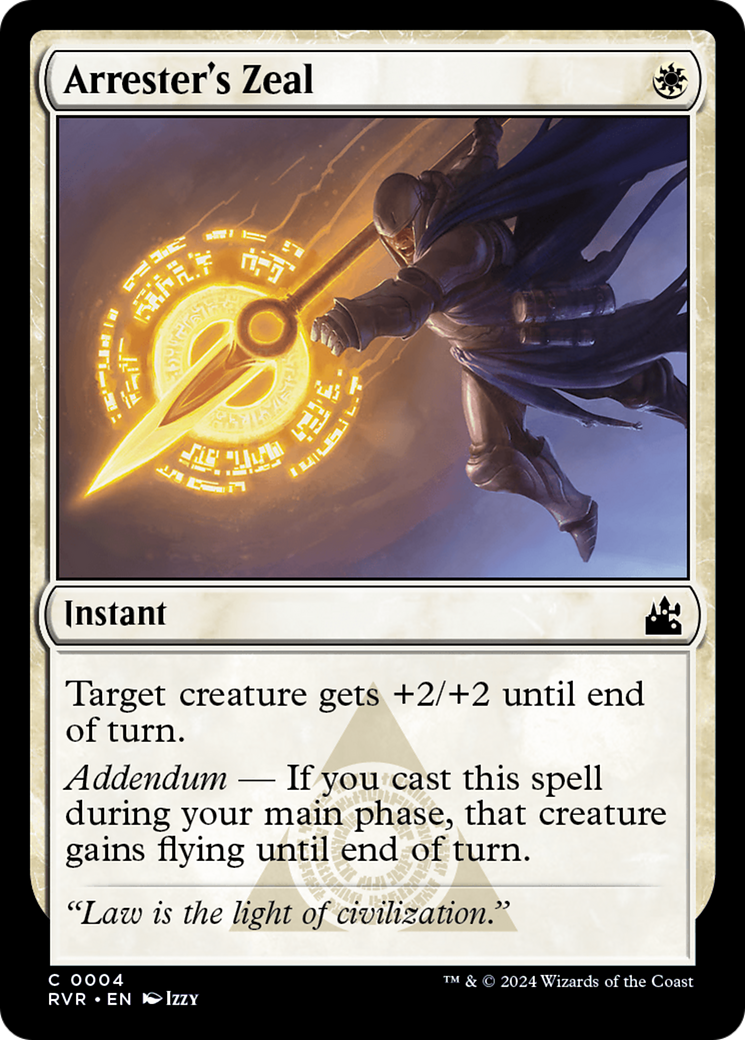 Arrester's Zeal [Ravnica Remastered] | Card Citadel