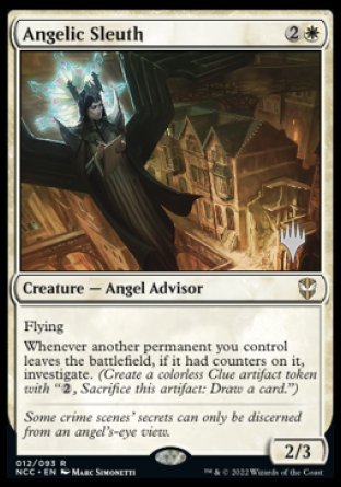 Angelic Sleuth (Promo Pack) [Streets of New Capenna Commander Promos] | Card Citadel