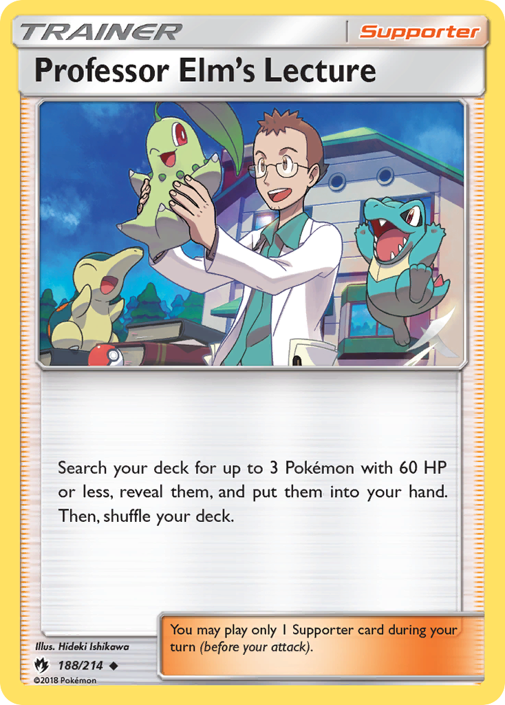 Professor Elm's Lecture (188/214) [Sun & Moon: Lost Thunder] | Card Citadel