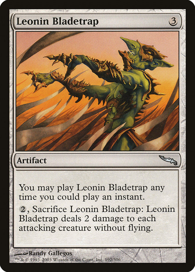 Leonin Bladetrap [Mirrodin] | Card Citadel