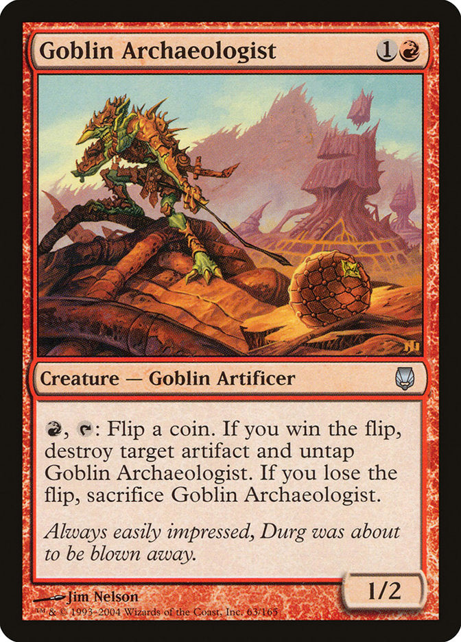 Goblin Archaeologist [Darksteel] | Card Citadel