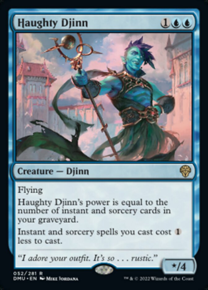 Haughty Djinn [Dominaria United] | Card Citadel