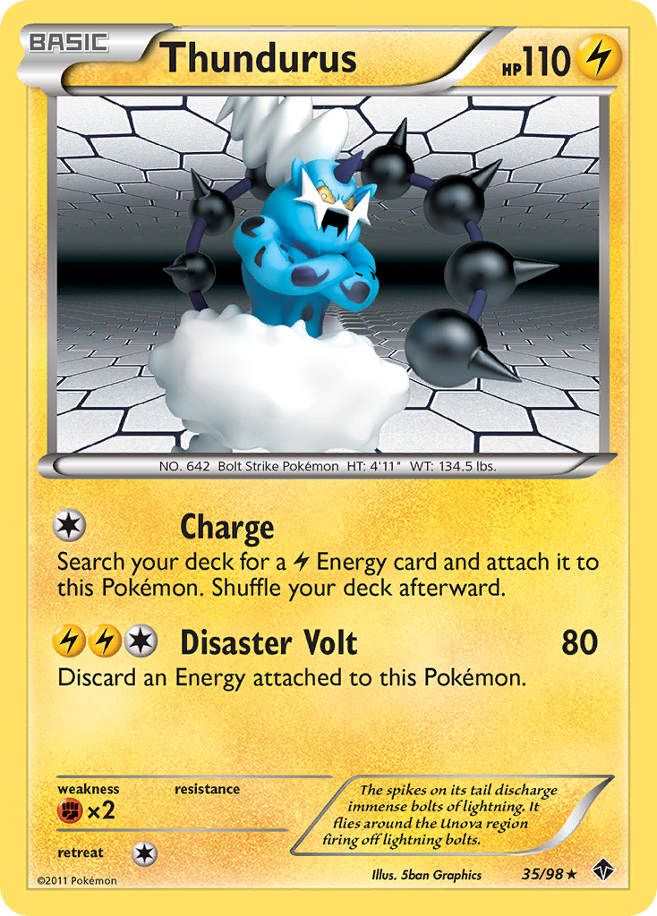 Thundurus (35/98) [Black & White: Emerging Powers] | Card Citadel