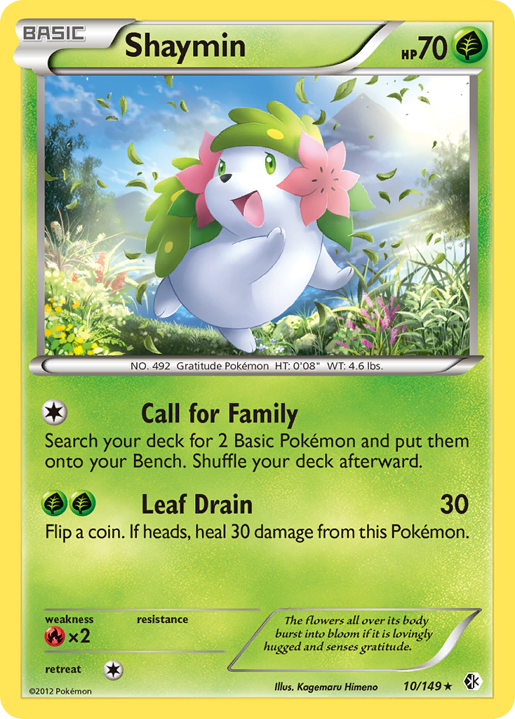 Shaymin (10/149) [Black & White: Boundaries Crossed] | Card Citadel