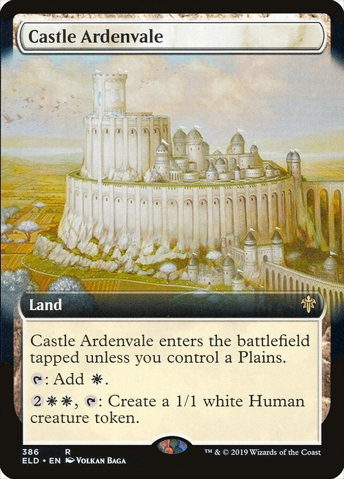 Castle Ardenvale (Extended Art) [Throne of Eldraine] | Card Citadel