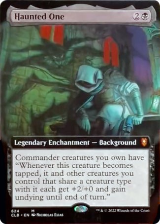 Haunted One (Extended Art) [Commander Legends: Battle for Baldur's Gate] | Card Citadel