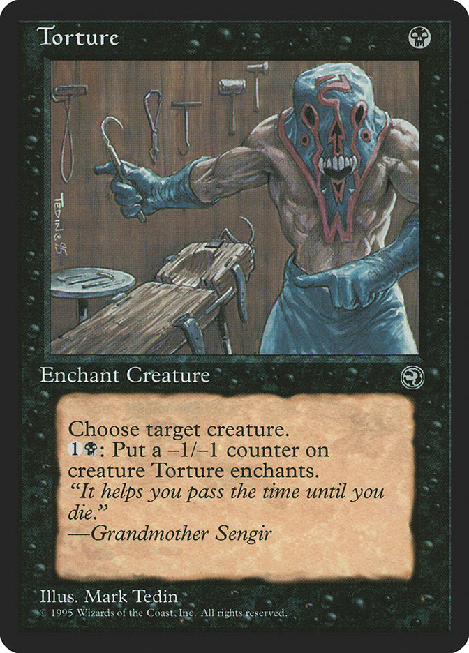 Torture (Grandmother Sengir Flavor Text) [Homelands] | Card Citadel