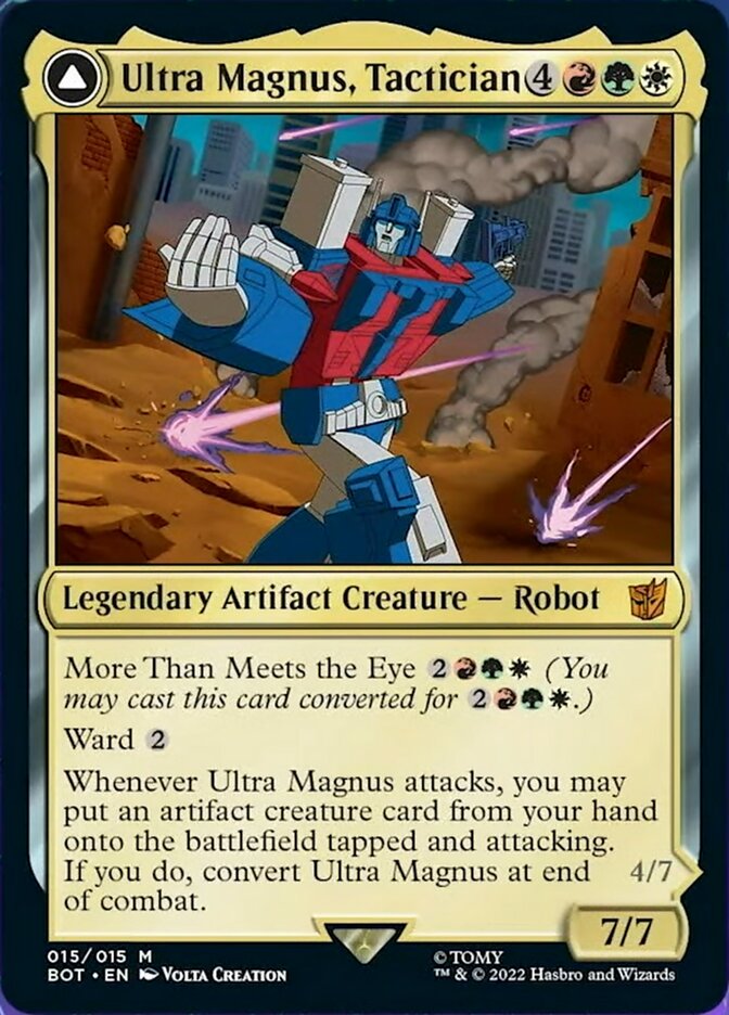 Ultra Magnus, Tactician // Ultra Magnus, Armored Carrier [Universes Beyond: Transformers] | Card Citadel