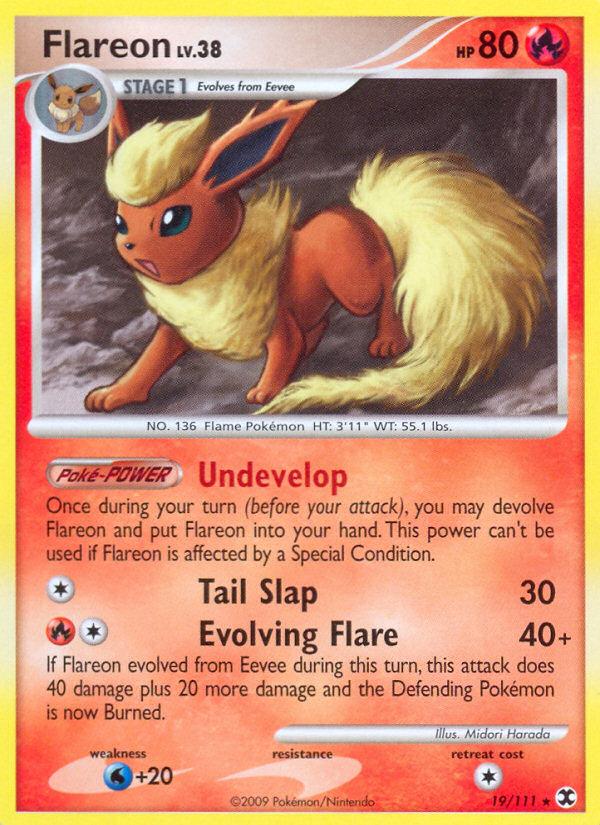 Flareon (19/111) [Platinum: Rising Rivals] | Card Citadel