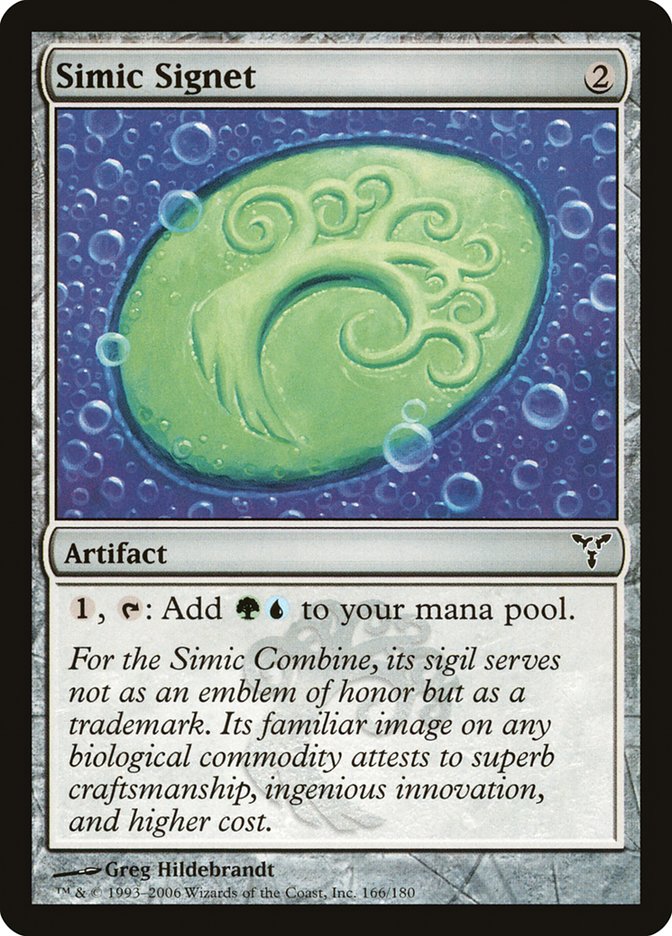 Simic Signet [Dissension] | Card Citadel