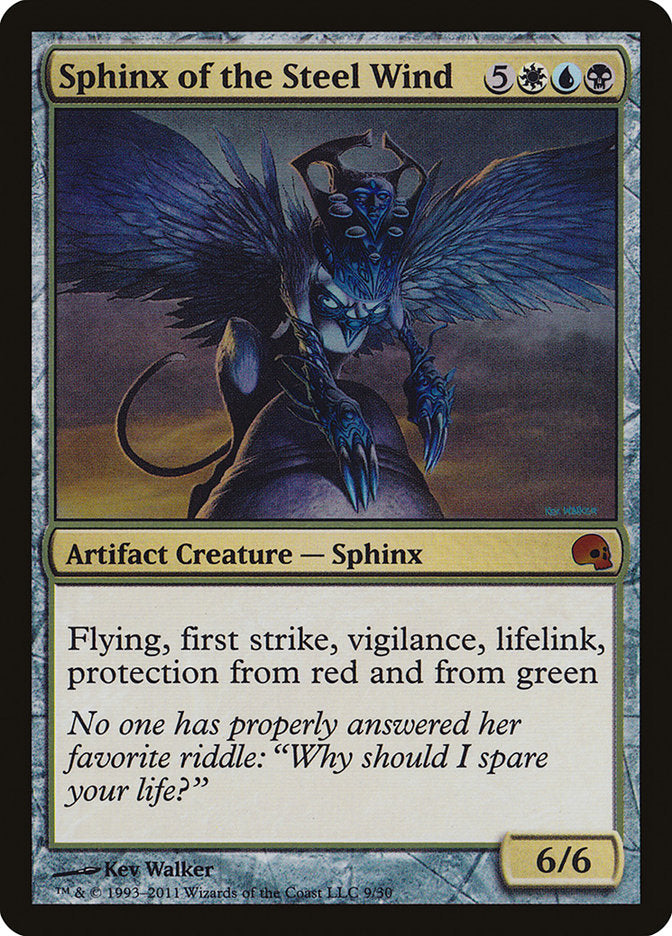 Sphinx of the Steel Wind [Premium Deck Series: Graveborn] | Card Citadel