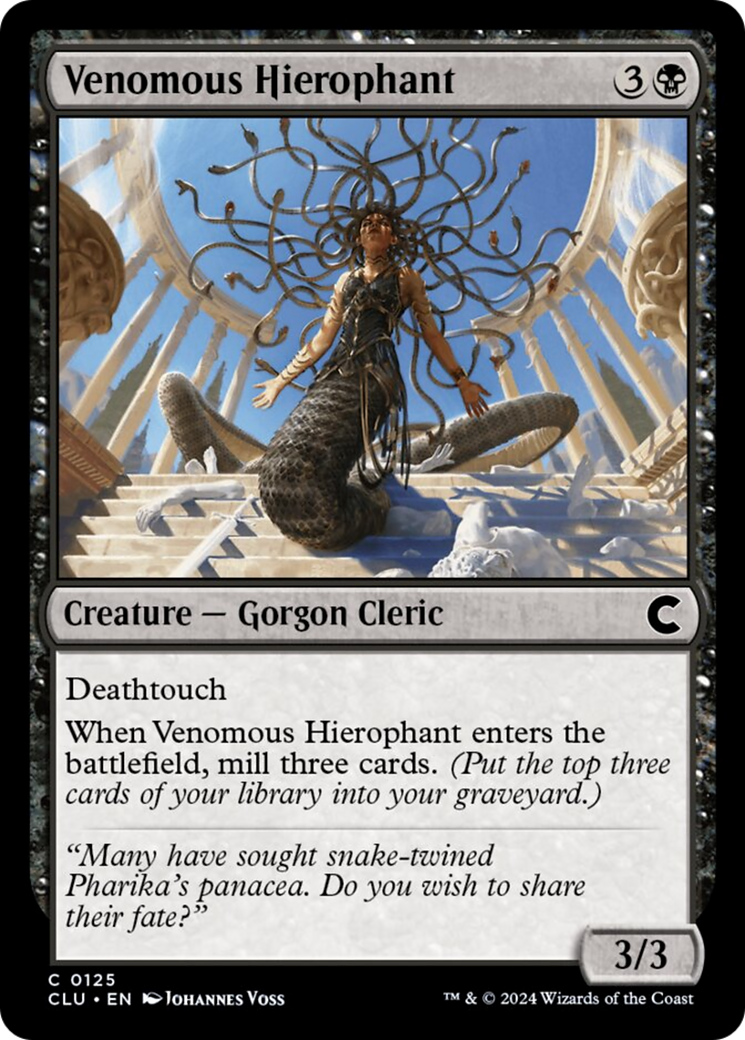 Venomous Hierophant [Ravnica: Clue Edition] | Card Citadel