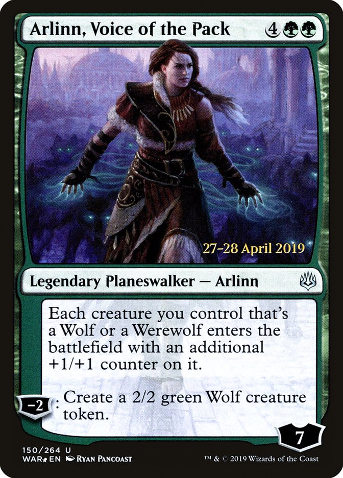 Arlinn, Voice of the Pack  [War of the Spark Prerelease Promos] | Card Citadel