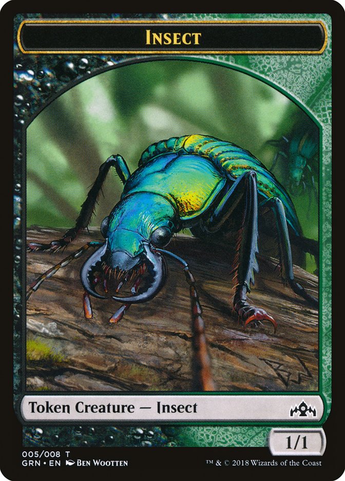 Insect Token [Guilds of Ravnica Tokens] | Card Citadel