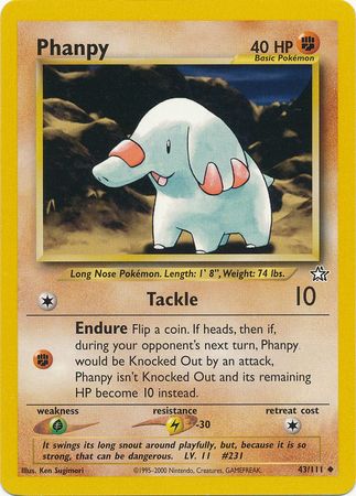 Phanpy (43/111) [Neo Genesis Unlimited] | Card Citadel