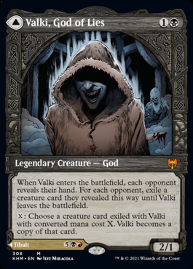 Valki, God of Lies // Tibalt, Cosmic Impostor (Showcase) [Kaldheim] | Card Citadel