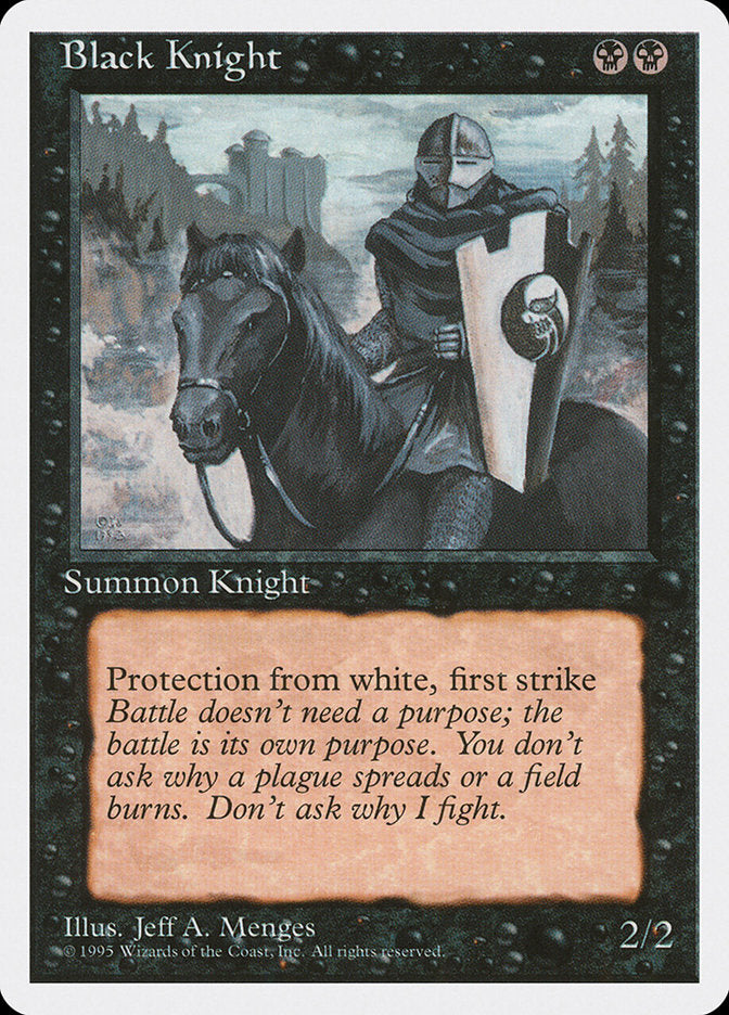 Black Knight [Fourth Edition] | Card Citadel