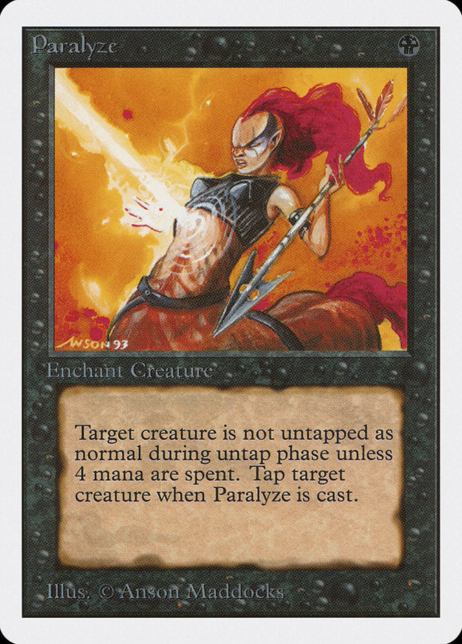 Paralyze [Unlimited Edition] | Card Citadel