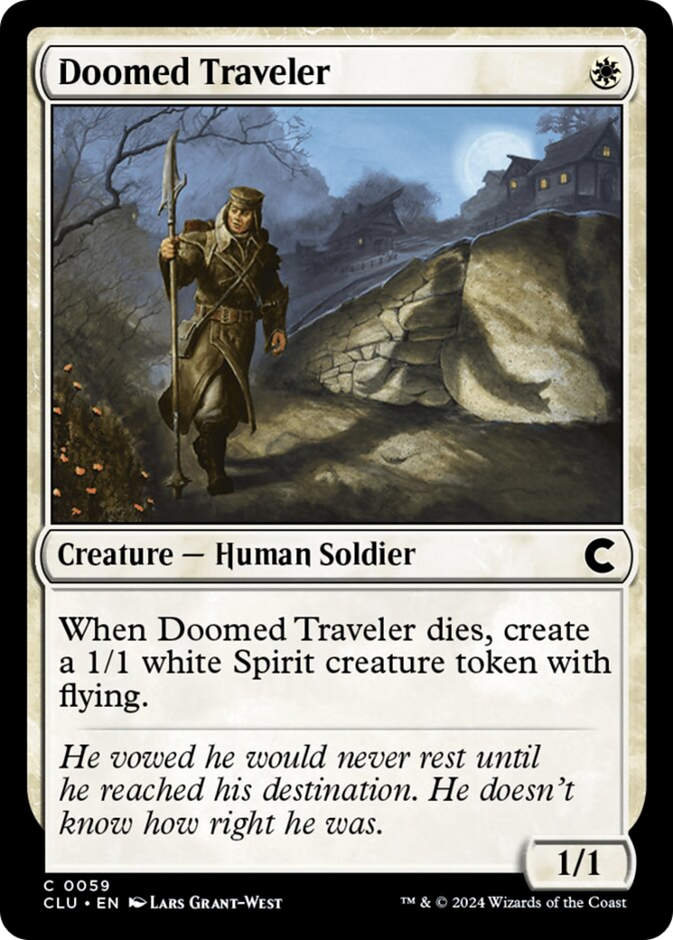 Doomed Traveler [Ravnica: Clue Edition] | Card Citadel