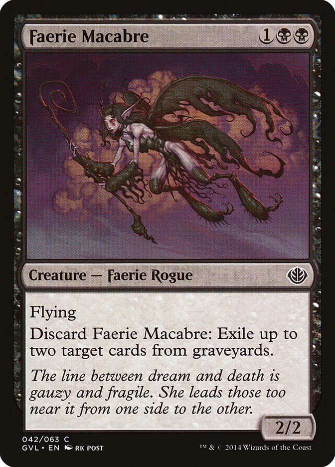 Faerie Macabre (Garruk vs. Liliana) [Duel Decks Anthology] | Card Citadel