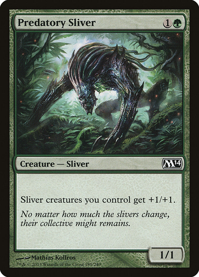 Predatory Sliver [Magic 2014] | Card Citadel