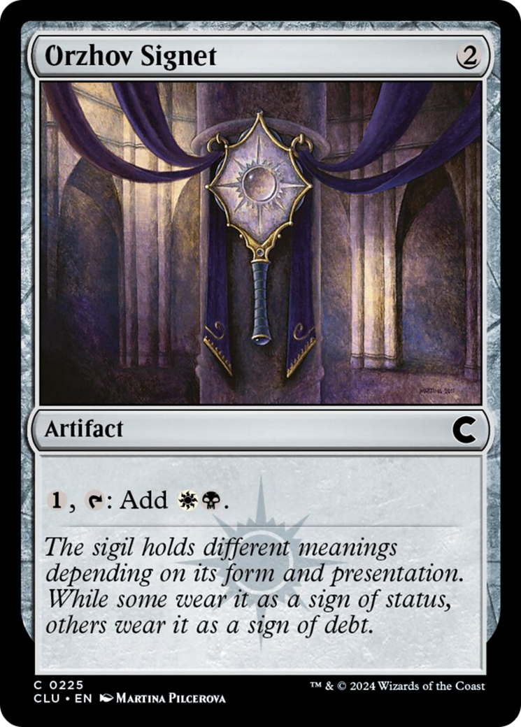 Orzhov Signet [Ravnica: Clue Edition] | Card Citadel