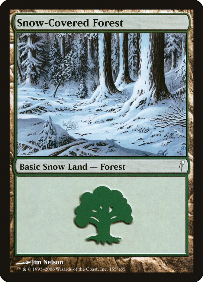 Snow-Covered Forest [Coldsnap] | Card Citadel