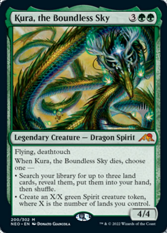 Kura, the Boundless Sky (Promo Pack) [Kamigawa: Neon Dynasty Promos] | Card Citadel