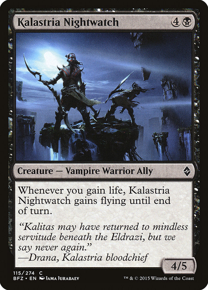 Kalastria Nightwatch [Battle for Zendikar] | Card Citadel