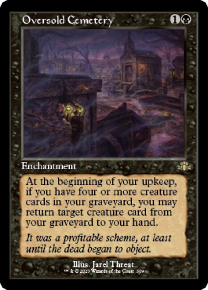 Oversold Cemetery (Retro) [Dominaria Remastered] | Card Citadel