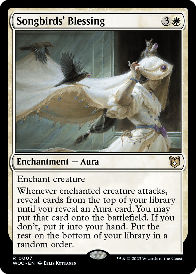 Songbirds' Blessing [Wilds of Eldraine Commander] | Card Citadel