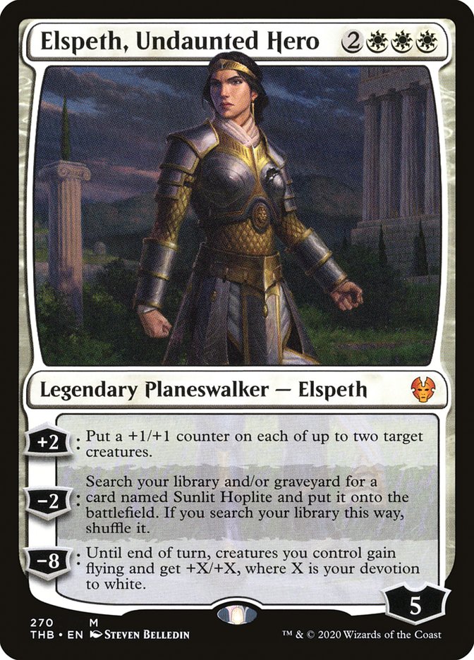 Elspeth, Undaunted Hero [Theros Beyond Death] | Card Citadel