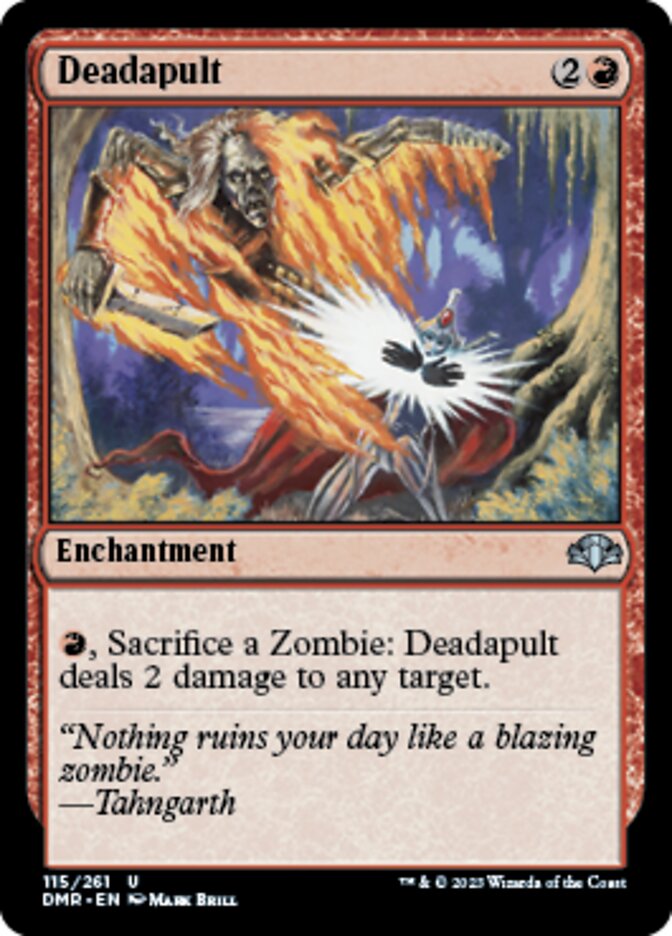 Deadapult [Dominaria Remastered] | Card Citadel