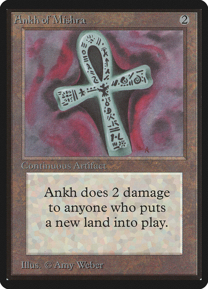 Ankh of Mishra [Limited Edition Beta] | Card Citadel