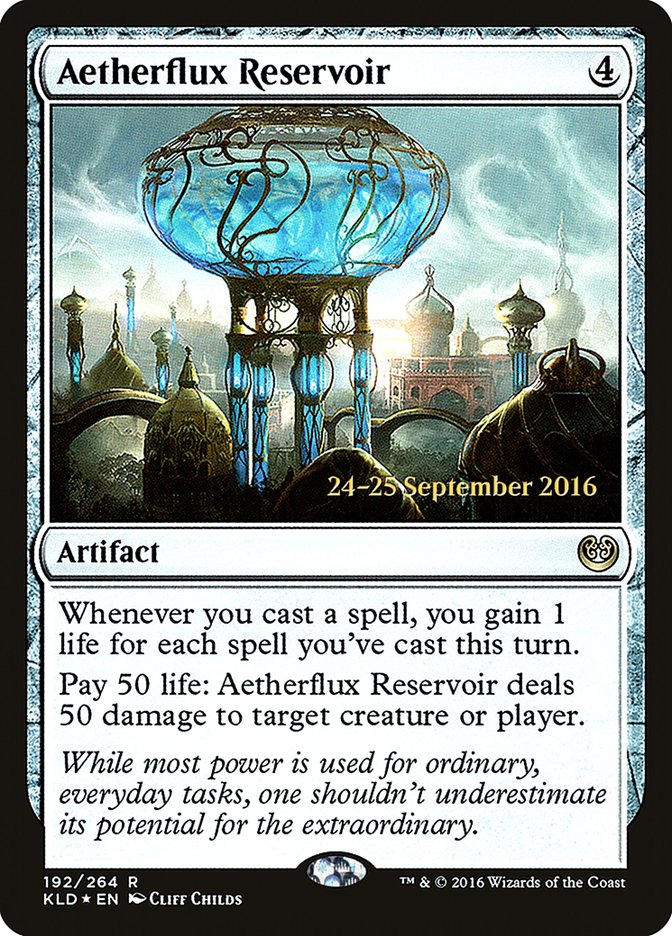 Aetherflux Reservoir [Kaladesh Promos] | Card Citadel