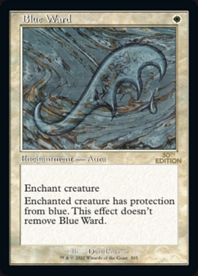 Blue Ward (Retro) [30th Anniversary Edition] | Card Citadel