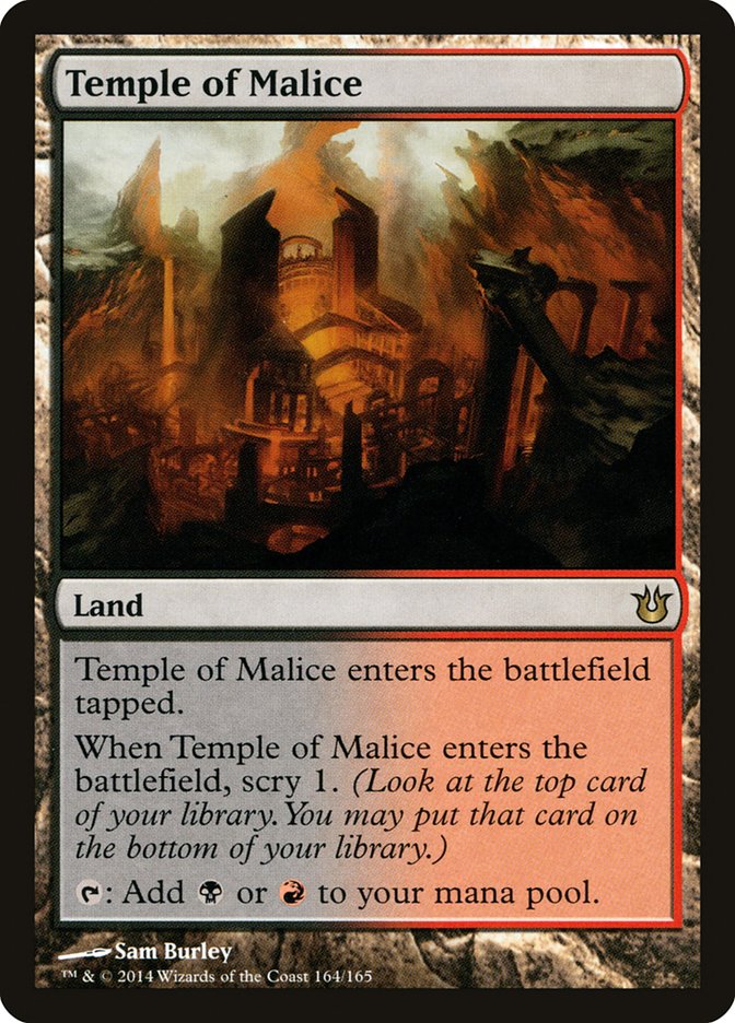 Temple of Malice [Born of the Gods] | Card Citadel