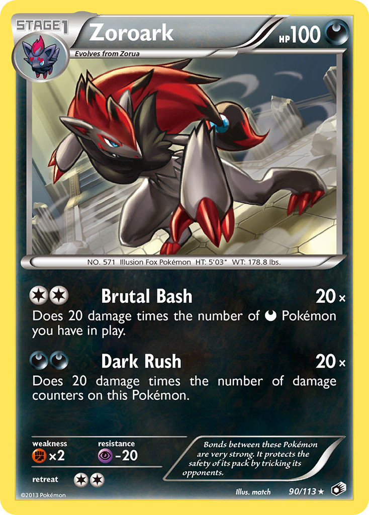 Zoroark (90/113) [Black & White: Legendary Treasures] | Card Citadel