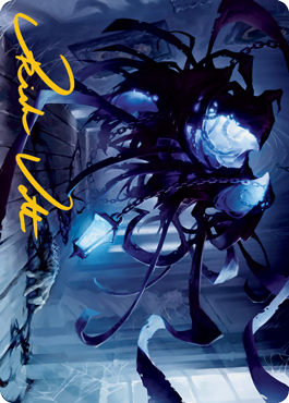 Spectral Adversary Art Card (Gold-Stamped Signature) [Innistrad: Midnight Hunt Art Series] | Card Citadel