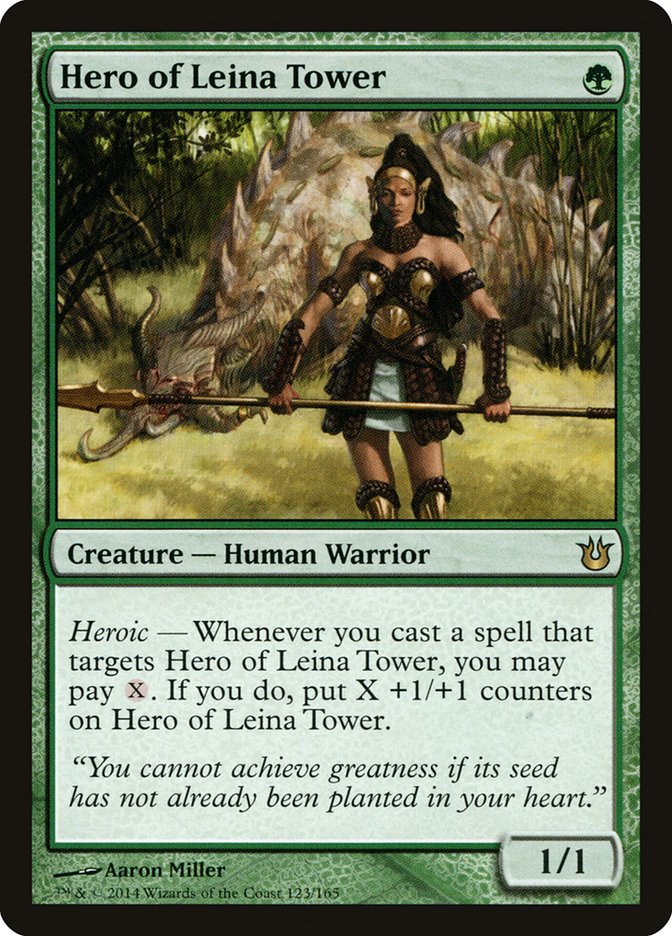 Hero of Leina Tower [Born of the Gods] | Card Citadel