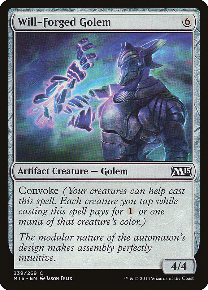 Will-Forged Golem [Magic 2015] | Card Citadel