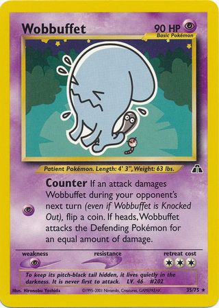 Wobbuffet (35/75) [Neo Discovery Unlimited] | Card Citadel