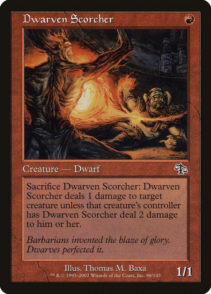 Dwarven Scorcher [Judgment] | Card Citadel