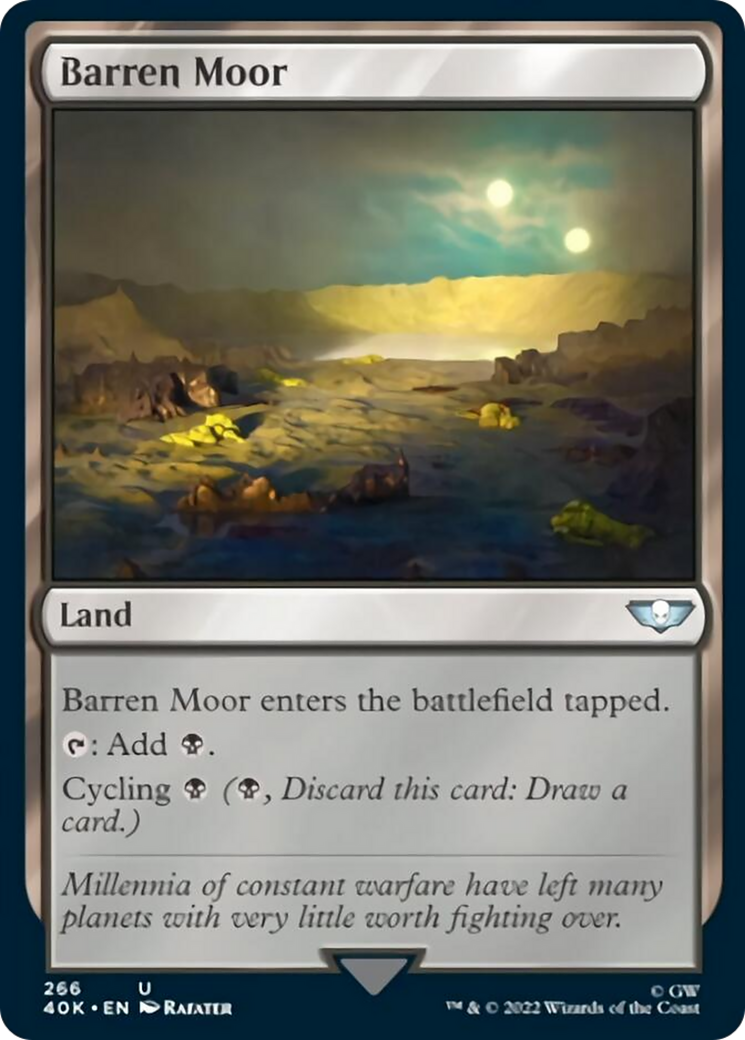 Barren Moor [Universes Beyond: Warhammer 40,000] | Card Citadel