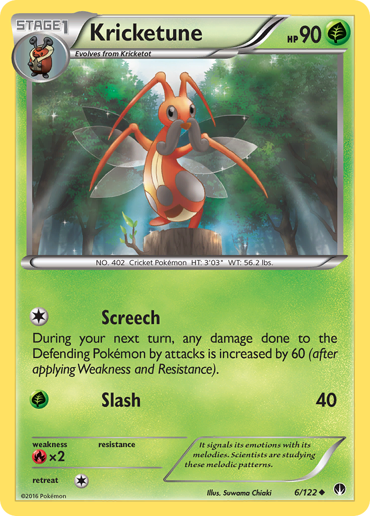 Kricketune (6/122) [XY: BREAKpoint] | Card Citadel