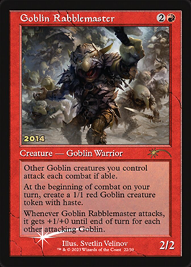 Goblin Rabblemaster [30th Anniversary Promos] | Card Citadel